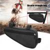 SOYUVAVB Bicycle Frame Bag, Triangle Storage Bag for Mountain Bikes and Road Bikes, Front Frame Bag, Bicycle Organizer, Black view 3