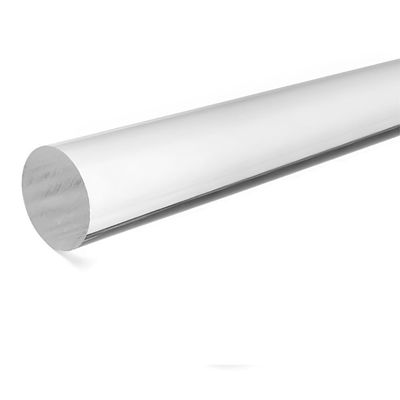 Solid Clear PMMA Acrylic Rod, 8–20 mm Diameter, 4/6/8/10/12 in Lengths, 1 Piece (20 × 200 mm)