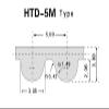 Cortnn 1-Piece HTD 5M 930-5M 186-Tooth Closed-Loop Timing Belt, 30 mm Width view 3