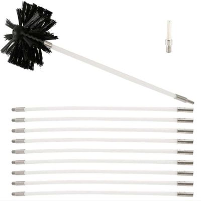Adjustable Chimney Cleaning Brush Set with Flexible Rods