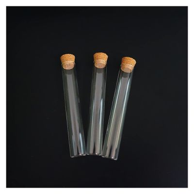 48-Piece 15 x 100 mm Test Tubes with Flat Bottoms and Corks