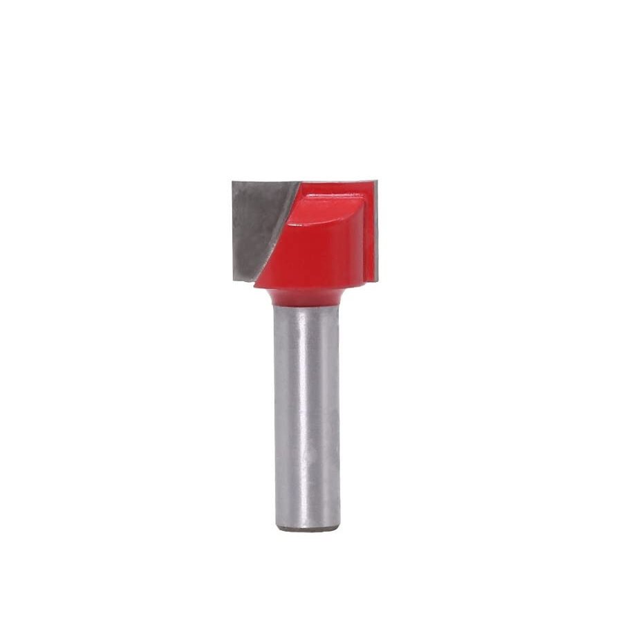 1pc 8mm Shank Bottom-Cleaning Wood Router Bit, Carbide Engraving Cutter (22mm)