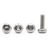 Wildeep 5/10/20-Pack M4 M5 M6 M8, 550 mm Length, A270 304 Stainless Steel Torx Flat-Head Screws, Six-Lobe Hexagonal Cone Round-Head Screws (40 mm, M6, 10-Pack) view 1