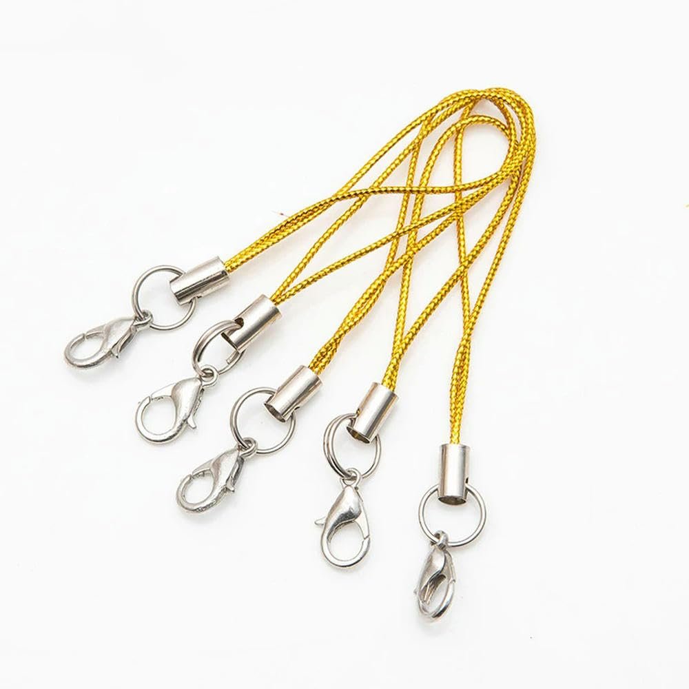 LOUKEKE 20/50/100-Piece Lanyard Cords with Lobster Clasps