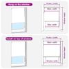vidaXL Shower Blind 70 x 240 cm, Fabric Width 66 cm view 4