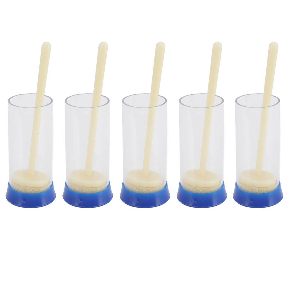 5-Pack Blue Queen Bee Marking Tubes, Soft Plastic Hive Marking Tool for Gentle Bee Identification, No Harm to Bees