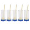 5-Pack Blue Queen Bee Marking Tubes, Soft Plastic Hive Marking Tool for Gentle Bee Identification, No Harm to Bees view 1