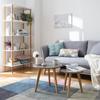 home24 2-Piece Side Table Set, Partially Solid Wood, 50 x 50 x 45 cm view 3