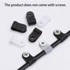 Teansic R-Type Cable Clips, Black Nylon, 1.27 cm (1/2 in.), 200 Pack view 4