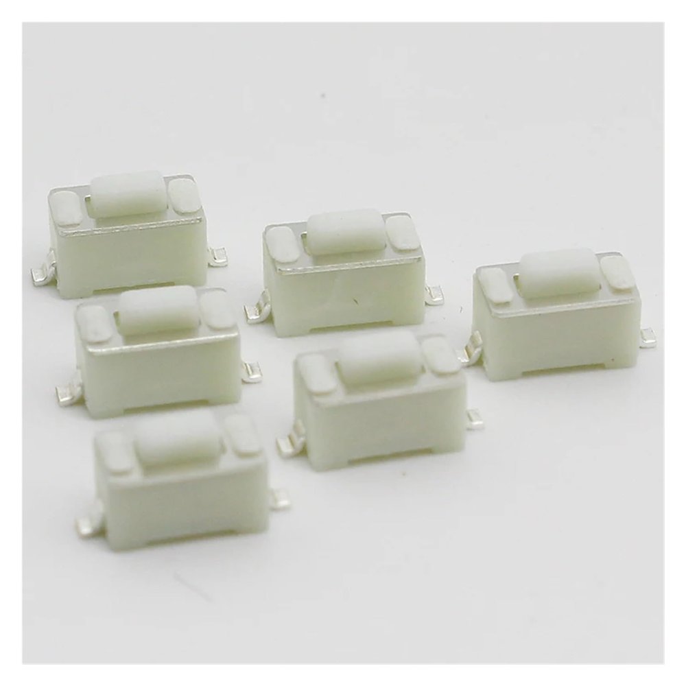 ZDVHOMCB 100-Pack 2-Pin SMD 3 × 6 × 4.3 mm Momentary Tactile Push Buttons