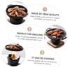 FUNOMOCYA Smokeless Aluminum Home Roasting Oven, Nonstick, Black view 4