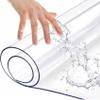 Custom-Cut Transparent PVC Chair Mat for Hard Floors, 80/100/120/140 cm Wide view 2