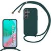 xinyunew Phone Necklace Case for Samsung Galaxy S23 FE with Strap, Green view 1