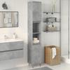 BOWEKAM Home & Garden Bathroom Cabinet, Concrete Gray, 30 x 30 x 190 cm, Wood view 3
