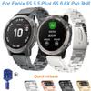 ZEDEVB 20/22/26 mm Stainless Steel Watch Band for Garmin Fenix and Forerunner, Agate view 2