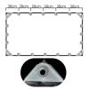 Waterproof PVC Tarp with Eyelets, Transparent, 0.35 mm, 1.8 m x 5.5 m view 3