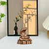 Chinese New Year 2025 Golden Resin Snake Statue view 3