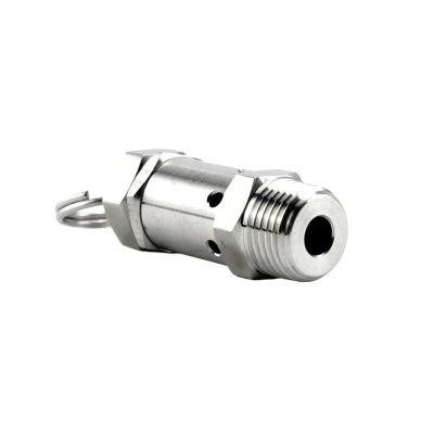 EVBELGBPZ Stainless Steel 304 Pressure Relief Valve, 1/4"/1/2", 0.5–10 Bar, DN8 (4 Bar)
