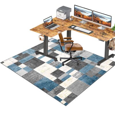 RxiBeFuw Chair Mat for Hard Floors, 60 x 70 cm