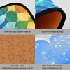 Kitchen Rug Set, Non-Slip, Washable, 2-Piece, Rainbow Colors, Anti-Fatigue Mats view 4
