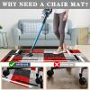 RxiBeFuw Office Chair Mat 60 x 70 cm, Floor Protection Mat for Hard Floors view 4