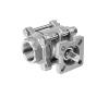 ZHGUIMING 304 Stainless Steel Ball Valve, High Platform, Female Thread, 316L Female Thread, Pneumatic Platform Switch Valve DN15/20/25/32 (DN80, 304 Material Grade) view 3