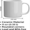 HSIRYAOHD 325 ml Plastic Coffee Mug, "I'm Not a Morning Person; I'm a Coffee Person," Double-Sided view 2