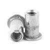 Akozon M8 Vertical Ribbed Rivet Nuts, 304 Stainless Steel, Flat Head, Pack of 20 view 3