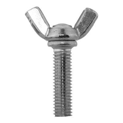Ds Items M8 x 16 Wing Screws, Angular Wings, Stainless Steel A2, Similar to DIN 316, 50 Pieces