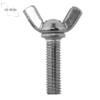 Ds Items M8 x 16 Wing Screws, Angular Wings, Stainless Steel A2, Similar to DIN 316, 50 Pieces view 2