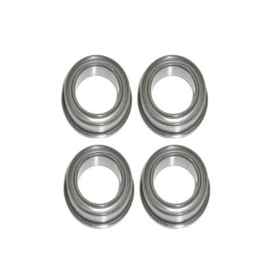 Flanged Bearing 12 x 18 x 4 mm - F6701 ZZ Metal-Shielded, 4-Pack - rcbay