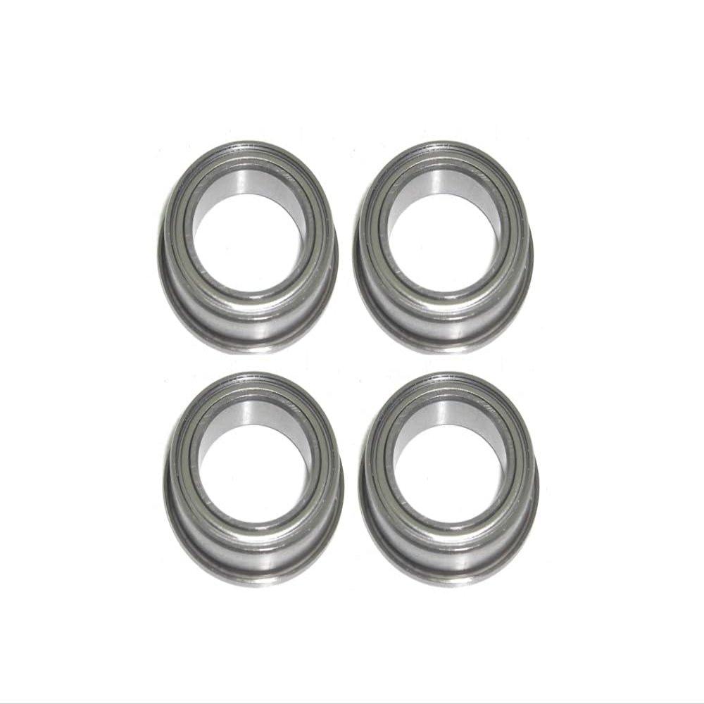 Flanged Bearing 12 x 18 x 4 mm - F6701 ZZ Metal-Shielded, 4-Pack - rcbay