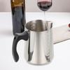 Cabilock 304 Stainless Steel Milk Frothing Pitcher, 1,000 ml view 3