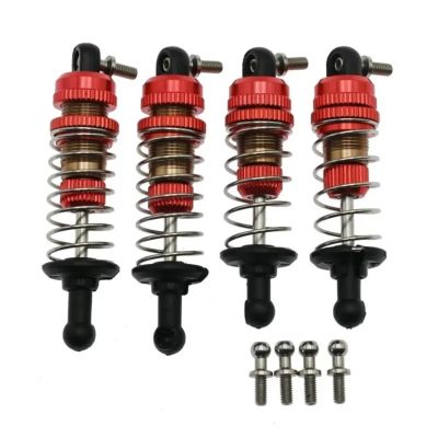 4-Piece Metal Shock Absorber Upgrade Parts for 1/16 RC Cars