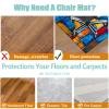 Chair Mat for Hard Floors and Carpet, 90 x 140 cm view 4
