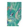 KLL Small Cotton Towels, Garden Pomegranate Fruit Tree Bird Design, 40.6 x 71.1 cm view 1