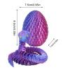 3D Snake with Egg Realistic Decoration view 2