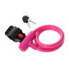 Pink Bicycle Combination Cable Lock view 1