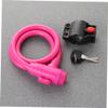 Pink Bicycle Combination Cable Lock view 2