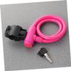 Pink Bicycle Combination Cable Lock view 3