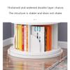 Generic 6-Tier Rotating Corner Bookshelf Tower, Wood, 50 x 126 cm view 4