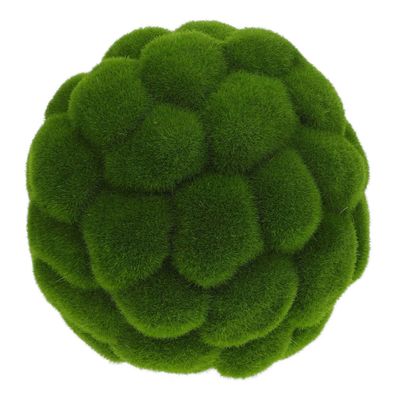 Artificial Green Moss Ball, 10 cm