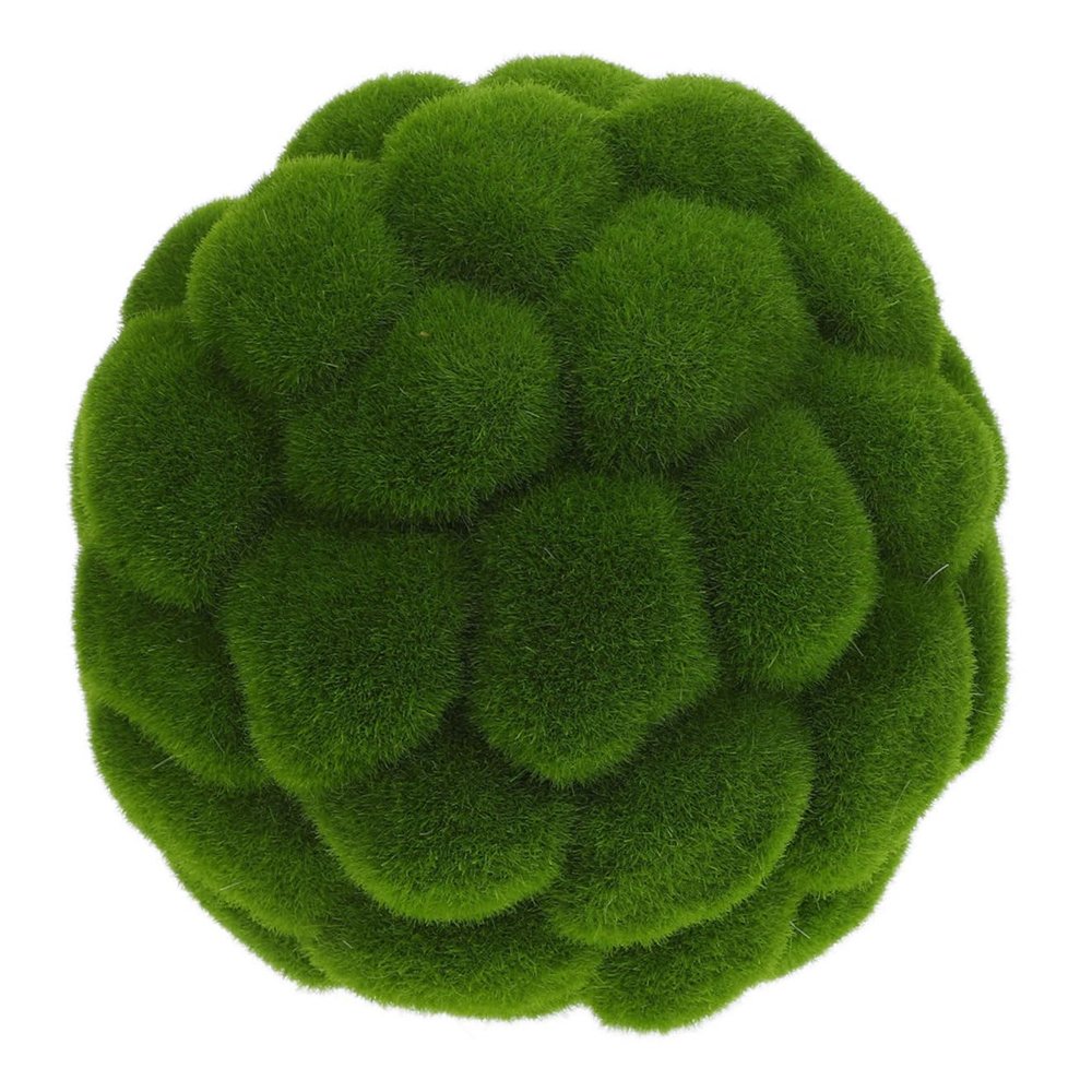 Artificial Green Moss Ball, 10 cm