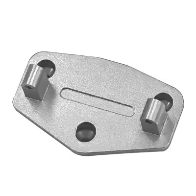 For Losi LMT 1/18 Scale Steering Servo Mount Base, Aluminum, Silver