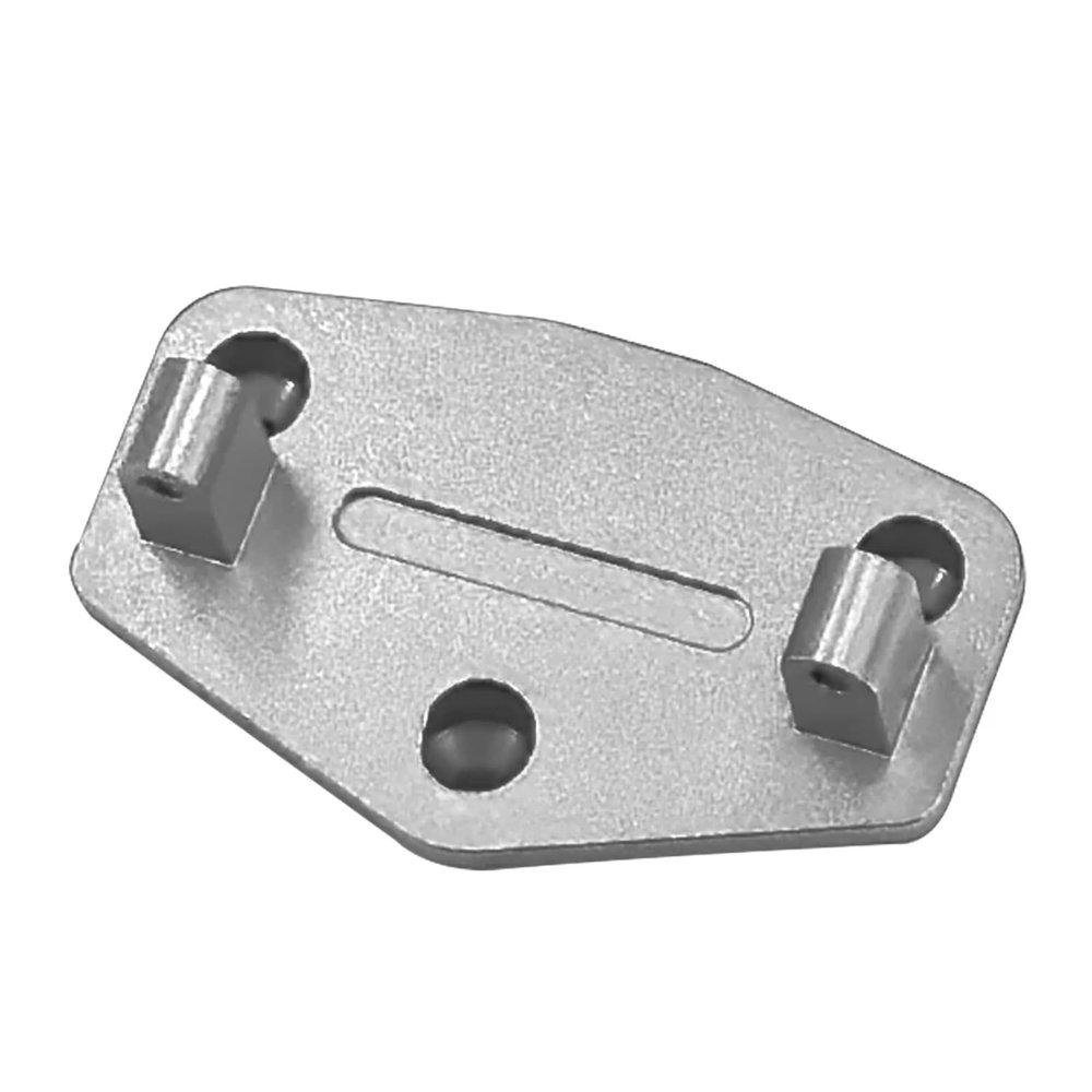 For Losi LMT 1/18 Scale Steering Servo Mount Base, Aluminum, Silver