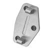 For Losi LMT 1/18 Scale Steering Servo Mount Base, Aluminum, Silver view 2