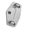 For Losi LMT 1/18 Scale Steering Servo Mount Base, Aluminum, Silver view 3