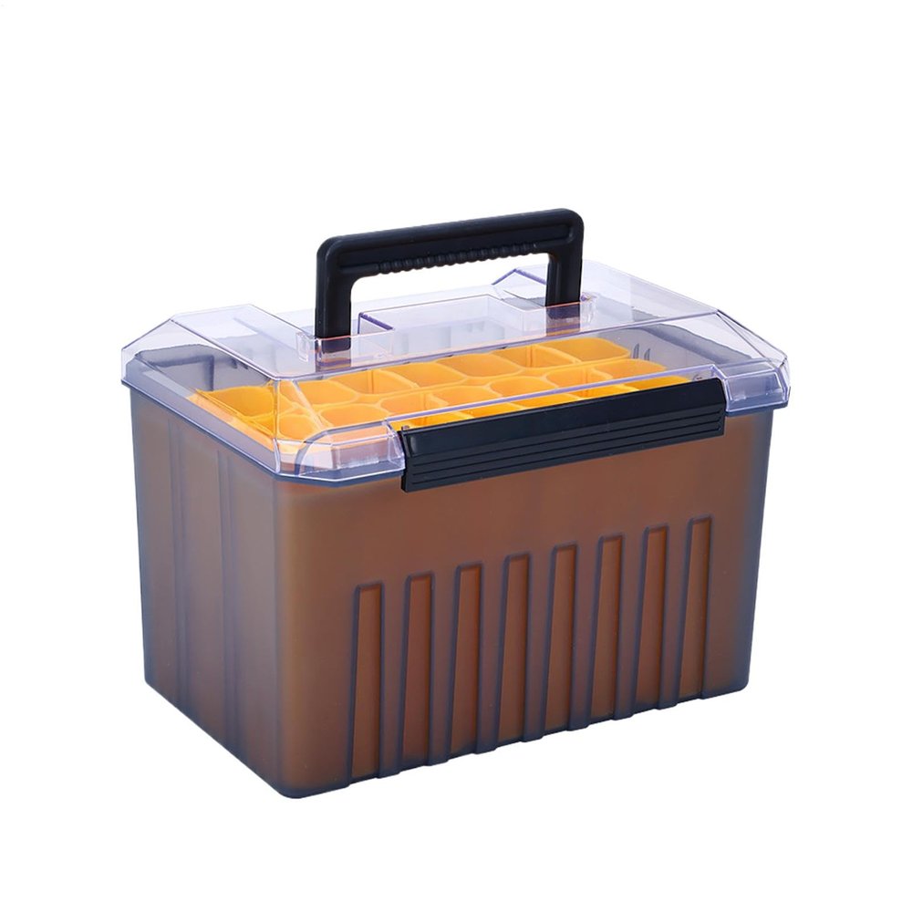 Naqqios Fishing Tackle Box Organizer with Transparent Lid