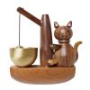 Cat Doorbell - Decorative Clothesline with Wooden Cat Pendant view 1