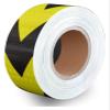 CvbGNJm Reflective Stickers, Hazard Warning Arrow Tape, Black and Yellow, 2 in x 82 ft (16 ft/5 m) view 1